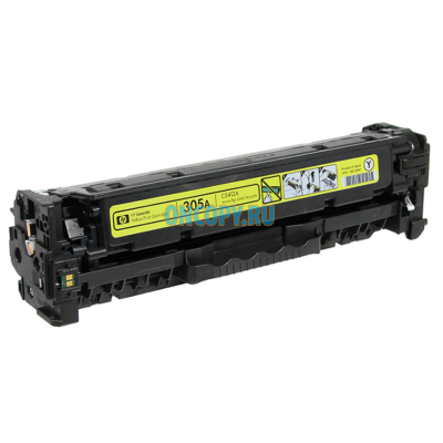 Заправка картриджа HP CE412A (HP 305A) yellow